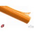 1捲-美國Techflex F6N1.00OR (25.4mm) 捲繞式包覆編織套管(隔離網/編織網) 橘色 (預購)