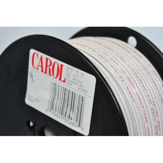 CAROL線材 05482 Thermostat Wire 105&ordm;C UL Type CL2 20AWG 單蕊2芯  (1公尺)