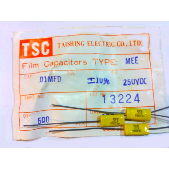 TSC 臥式金屬膜電容/MEE/0.01uF/250V/10%