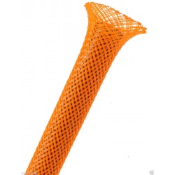 1捲-美國Techflex PTN0.50OR (12.7mm) 套管(隔離網/編織網)  橘色 (預購)