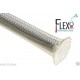 1公尺-美國 Techflex RYN0.50NT (1/2") (12.7mm) 耐高溫抗化學藥劑 套管 (隔離網/編織網) 自然色 