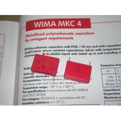 WIMA MKC4 2.2uF 100V 10% 腳距:22.5mm Polycarbonate 金屬膜電容器