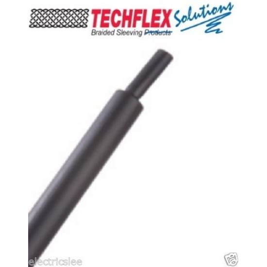 1捲-美國 Techflex H3N0.5BK (1/2") (12.7mm)  熱縮比 3:1 黑色軍規熱縮套管 (預購)