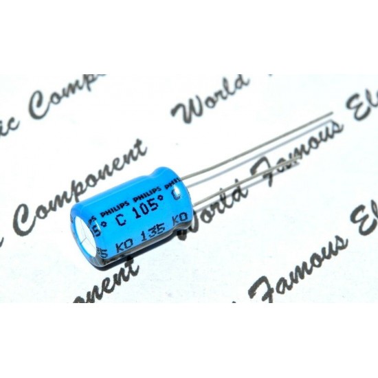 VISHAY BCcomponents (PHILIPS) 立式電解電容 135 100uF 50V 10x16mm 腳距:5mm 耐溫105度