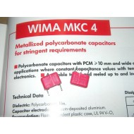 德國WIMA MKC4 0.047uF (47nF) 250V 5% 腳距:10mm Polycarbonate 金屬膜電容器