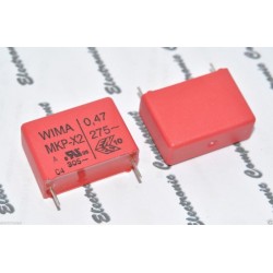 德國WIMA MKP-X2 0.47uF (47nF) 275V AC 20% 腳距:22.5mm 金屬膜電容器