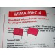WIMA MKC4 0.22uF 250V 20% 腳距:15mm Polycarbonate 金屬膜電容器