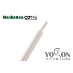 美國Manhattan/CDT 軍規熱縮套管 3/8(9.52mm) (熱縮比例 1:2) 白色 0.5公尺1標