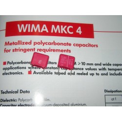 WIMA MKC4 0.068uF 250V 5% 腳距:10mm Polycarbonate 金屬膜電容器