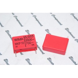 德國WIMA MKP10 0.033uF(33nF) 2000V 5% 腳距:22.5mm 金屬膜電容