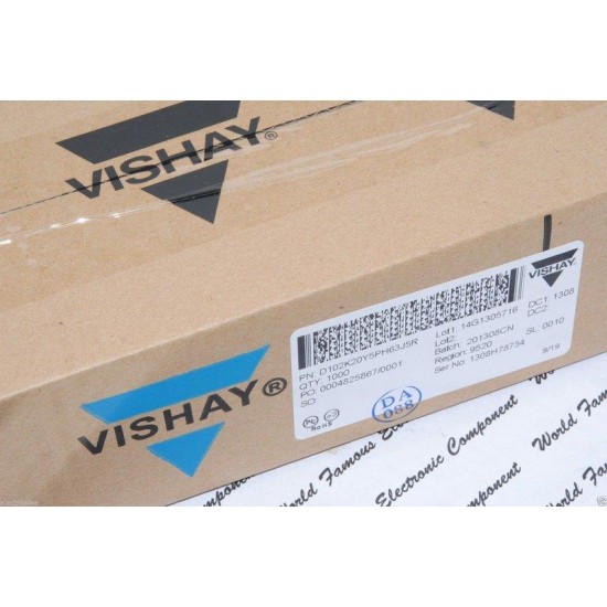 Vishay BC 1000P 100V 陶瓷電容 D102K20Y5PH63J5R