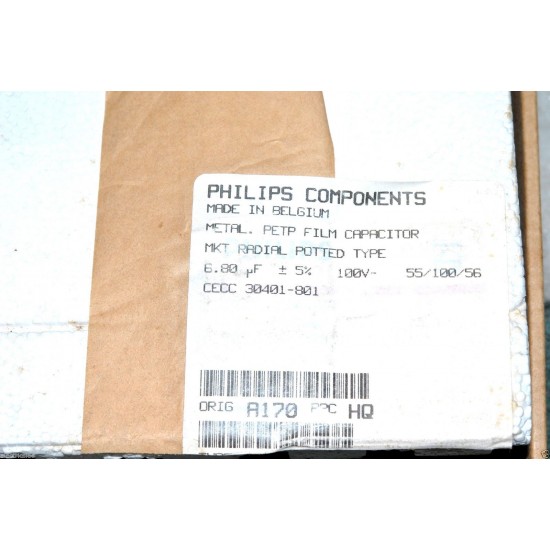 PHILIPS MKT373 6.8uF 100V 5% 腳距:27.5mm 金屬膜電容 x 1PCS