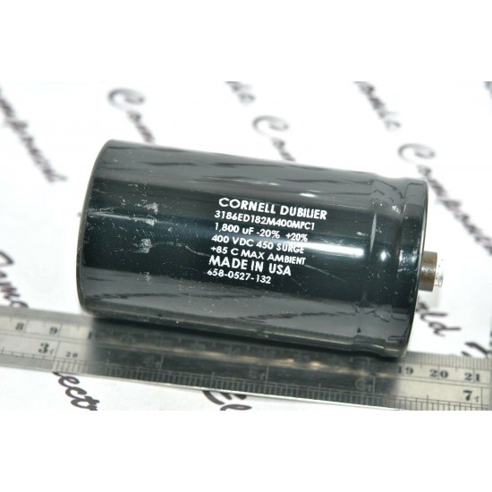 美國CDE 1800uF (1800µF) 400V 3186ED182M400MPC1 鎖螺絲型 濾波電容