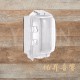 美國 EATON COOPER WIU-1W 白色單聯戶外防水蓋板盒