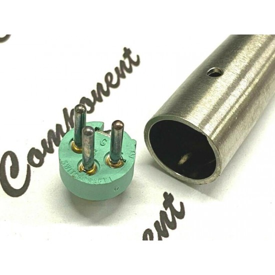 Switchcraft 鍍銀接點 CANNON(XLR)平衡接頭 公頭