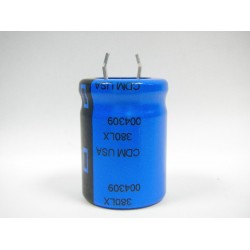 美國CDE立式電解電容器8200uF/25V/D22L30d10(mm)