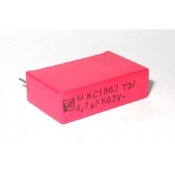 德國ERO金屬膜電容/MKC1862/4.7uF/63V/22.5mm