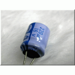 日本MATSUSHITA立式電解電容/220uF/16V/D10L13d5(mm)