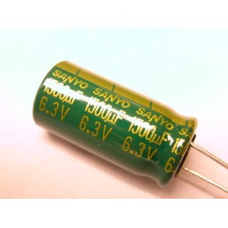 日本SANYO立式電解電容/1500uF/6.3V