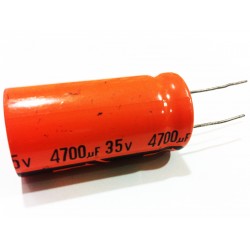 美國SPRAGUE立式電解電容/絕版/4700uF/35V/D25.5L50.4d13.5(mm)